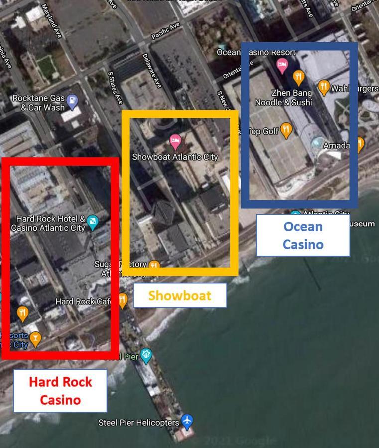 Astonishing Ocean Front Condo Cozysuites At Showboat Atlantic City Eksteriør billede